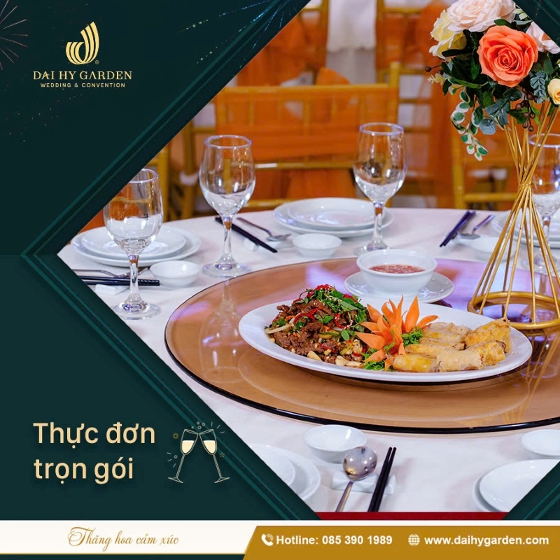 Thực đơn tiệc Hội Đoàn đa dạng với hơn 200+ món
