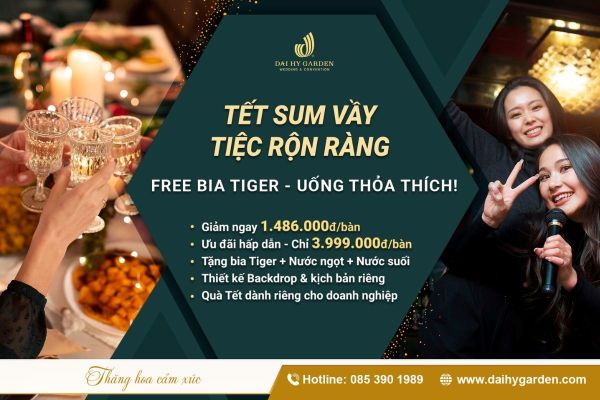 Tiệc tất niên tân niên tại Đại Hỷ Garden