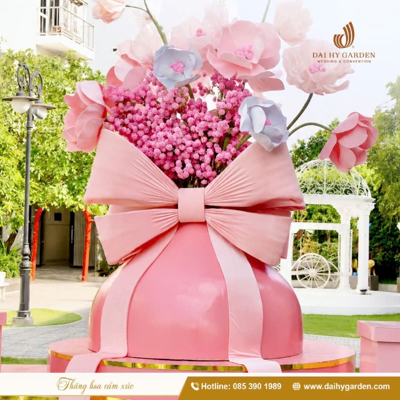 Trang trí mới đầy cảm xúc tại Đại Hỷ Garden