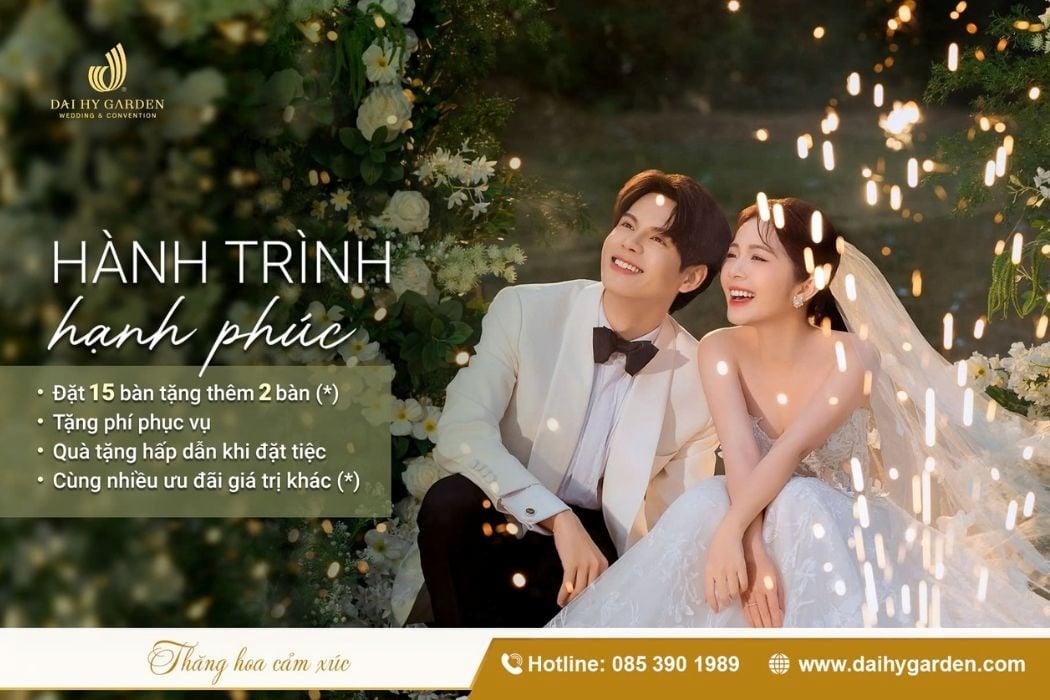 Ưu đãi tiệc cưới tại Đại Hỷ Garden