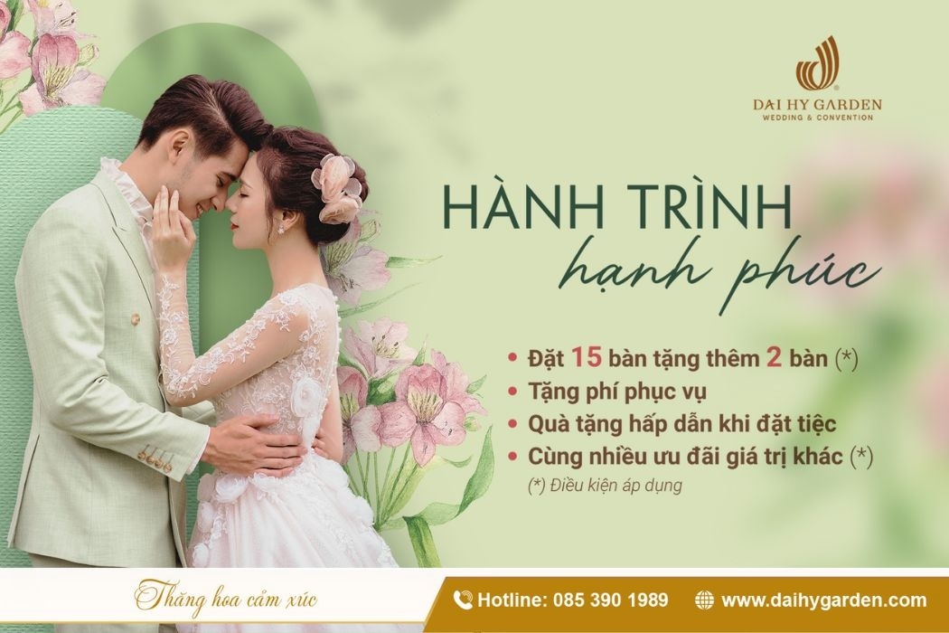 Ưu đãi cưới Hành Trình Hạnh Phúc