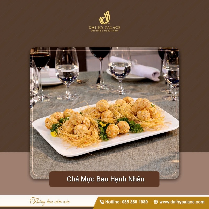 Chả Mực Bao Hạnh Nhân - Món khai vị lạ miệng nhưng đầy cuốn hút