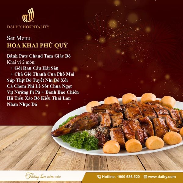 Ẩm thực khai vận tại tiệc tân niên