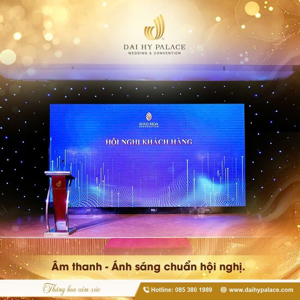 Tổ chức hội nghị với hệ thống kĩ thuật chất lượng