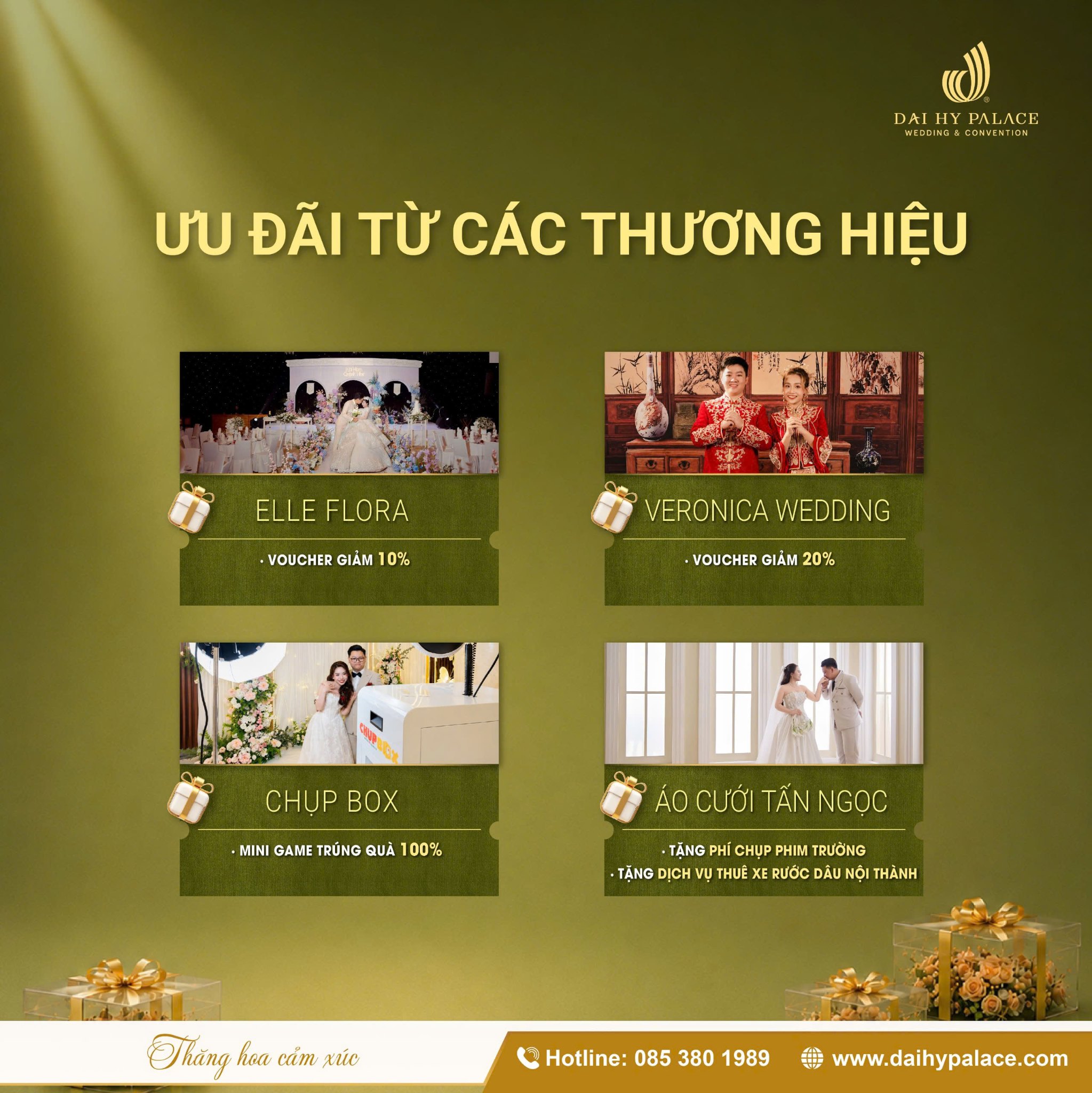 Ưu đãi từ Đại Hỷ Palace tại sự kiện Wedding Fair U♥I 2026