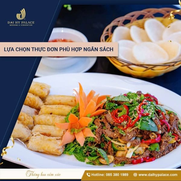 Lựa chọn thực đơn phù hợp ngân sách giúp doanh nghiệp tối ưu chi phí