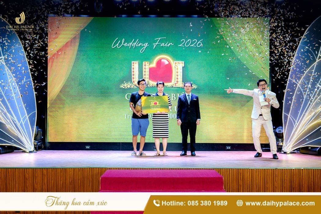 Rút thăm may mắn tại sự kiện Wedding Fair U ♥ I
