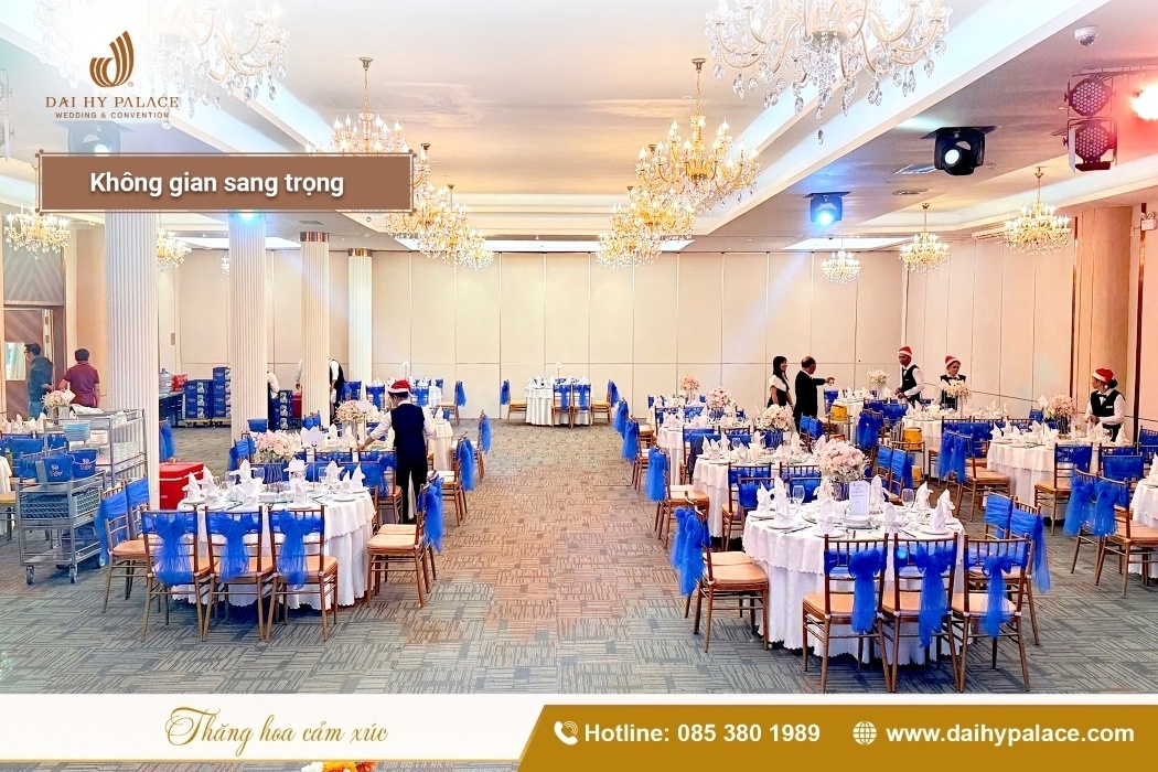 Không gian và dịch vụ chuyên nghiệp cho tiệc tân niên
