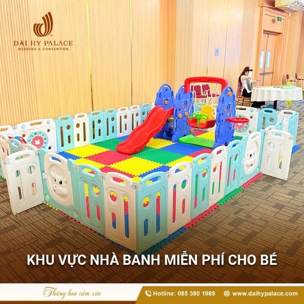 Đại Hỷ Palace - Địa điểm tổ chức tiệc sinh nhật có nhà banh tại TP.HCM