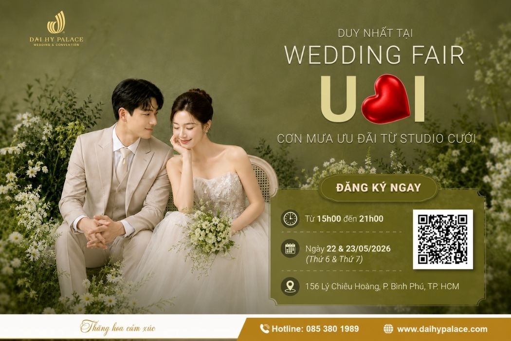 Ưu đãi từ studio cưới tại sự kiện Wedding Fair U♥I 2026