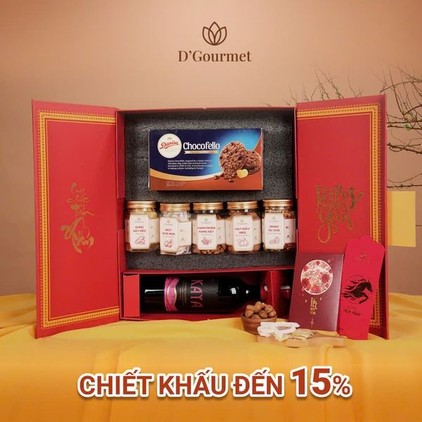 Ưu đãi quà Tết cao cấp D'Gourmet