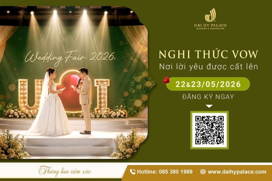 Quét mã đăng ki tham gia triển lãm cưới Wedding Fair 2026 tại đây