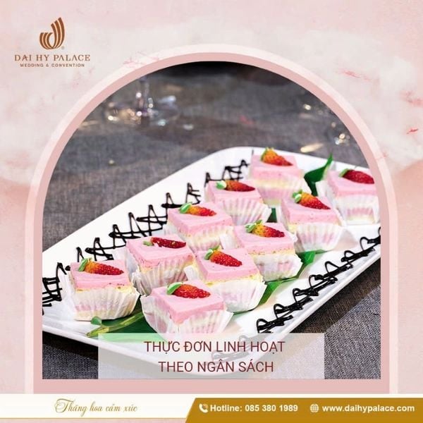 Thực đơn tiệc sinh nhật linh hoạt theo ngân sách