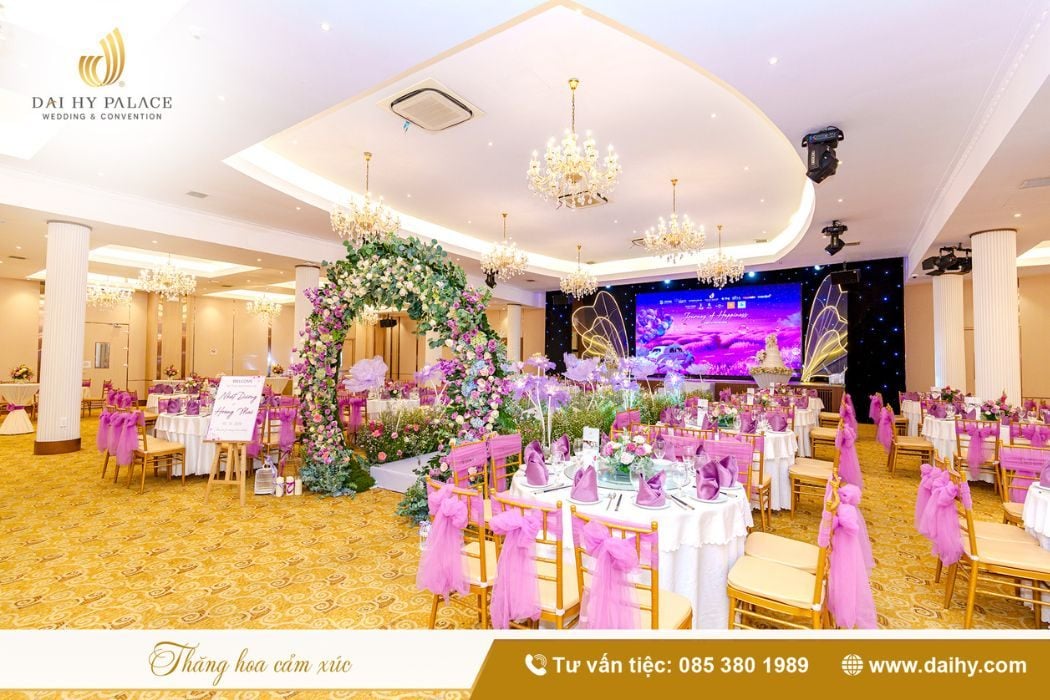 Không gian sự kiện Wedding Fair 2025 tại Đại Hỷ Palace