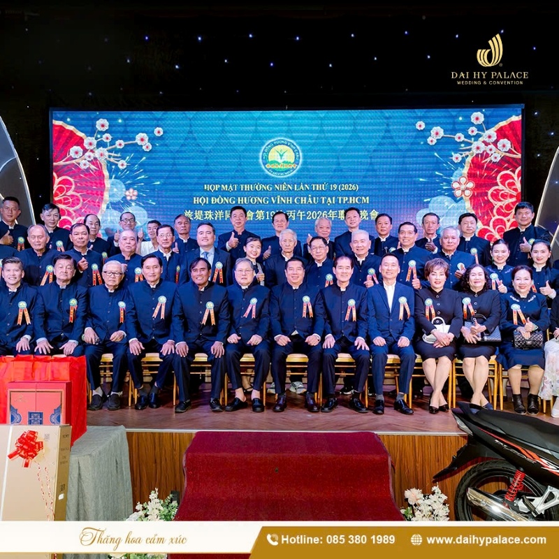 Tiệc Hội - Họ quy mô 1000 khách tại Đại Hỷ Palace