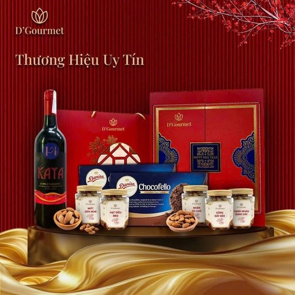 Quà tết doanh nghiệp D'Gourmet tùy chỉnh theo nhu cầu