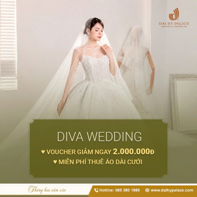 Diva Wedding tặng voucher và áo dài cưới tại sự kiện Wedding Fair U♥I