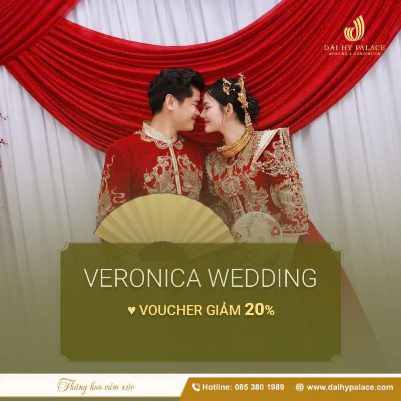 Veronica Wedding tặng voucher giảm 20% tại sự kiện Wedding Fair U♥I