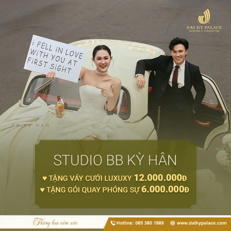 Studio BB Kỳ Hân mang đến ưu đãi cưới giá trị tại sự kiện Wedding Fair U♥I