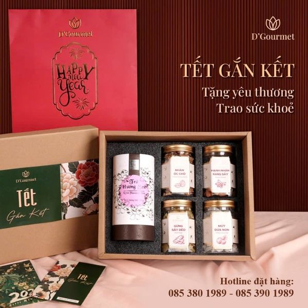 Set Tết Gắn Kết - Quà tết dành cho doanh nghiệp từ D'Gourmet