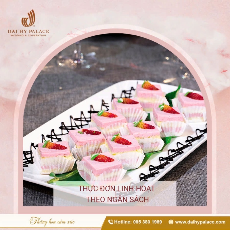 Thực đơn tiệc sinh nhật tại Đại Hỷ Palace