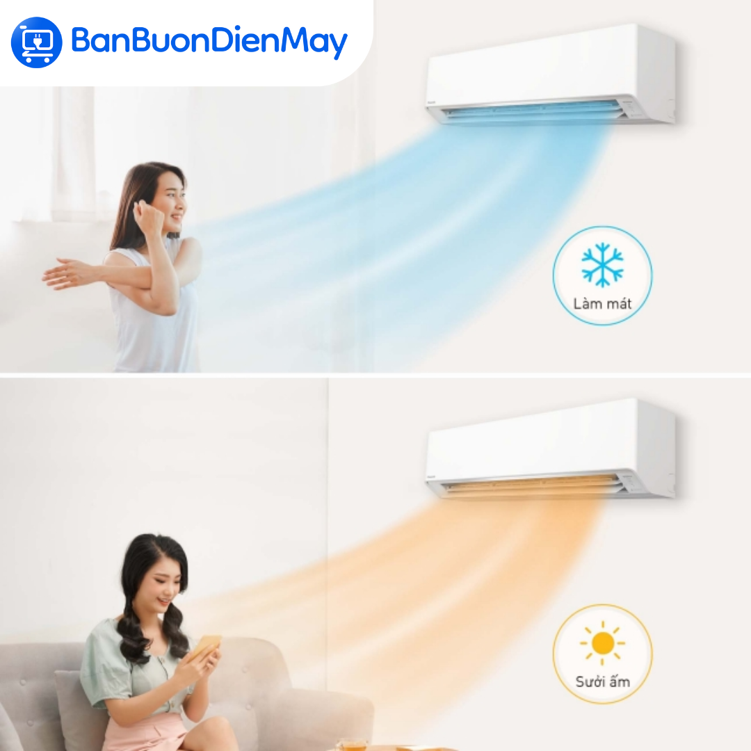 điều hòa Panasonic CS-YZ24BKH-8 làm mát sưởi ấm