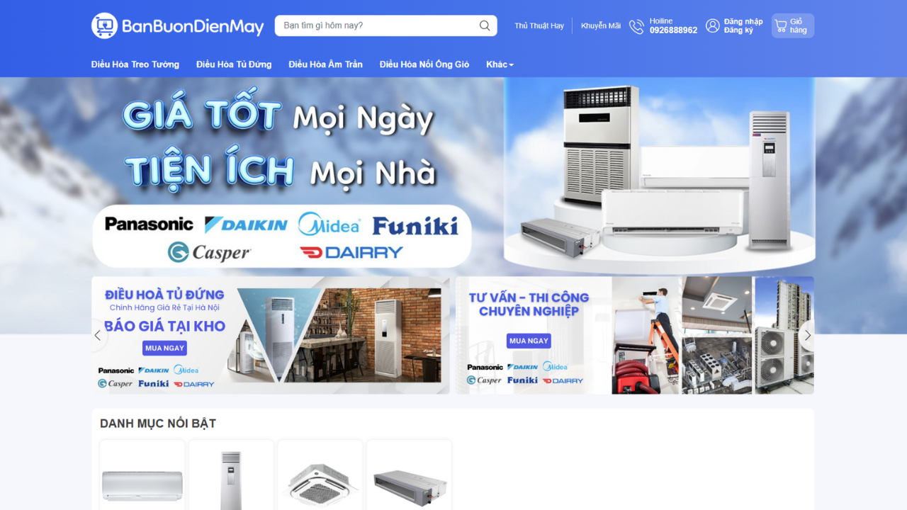 bán buôn điện máy