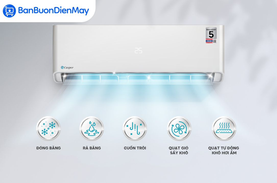 Chức năng tự làm sạch iClean vệ sinh máy