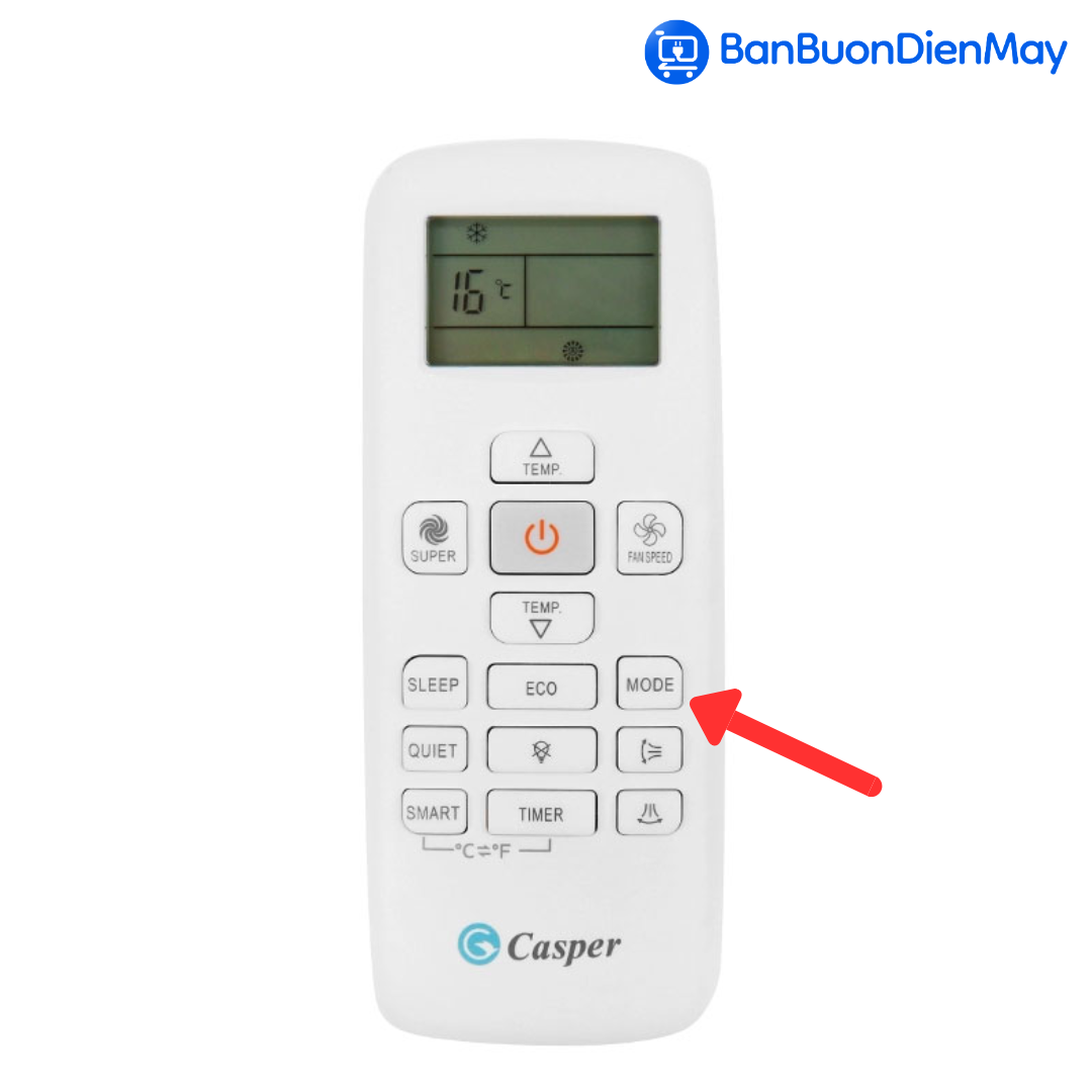MODE điều khiển điều hòa Casper