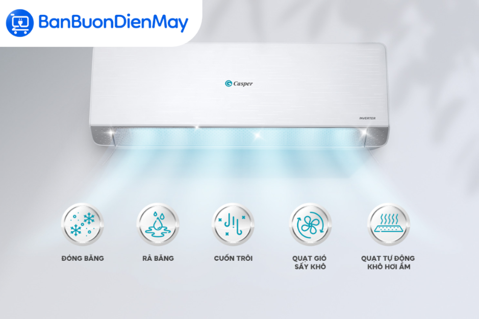 Những lý do nên lựa chọn điều hòa Casper 12000BTU QC-12IU36A