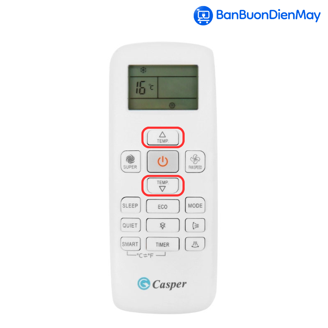 nút&nbsp;SET điều hoà casper