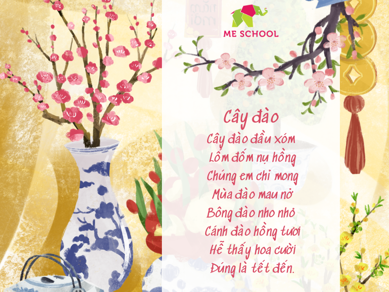 Bài thơ mùa xuân cho trẻ mầm non