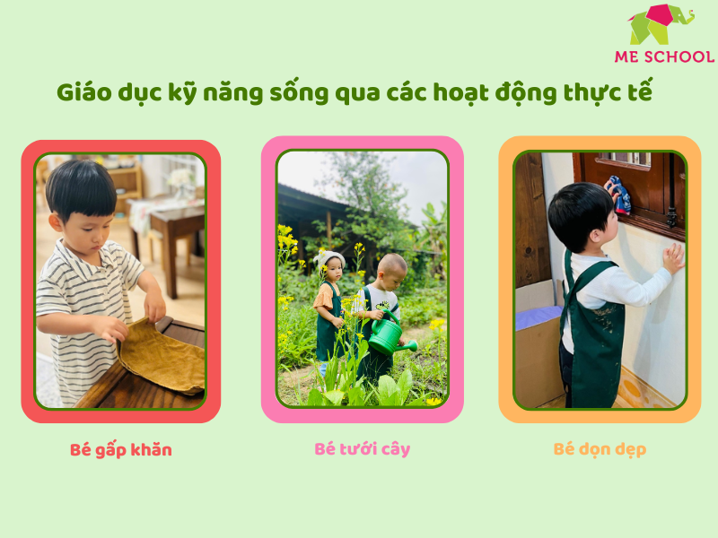 giáo dục kỹ năng sống cho trẻ mầm non