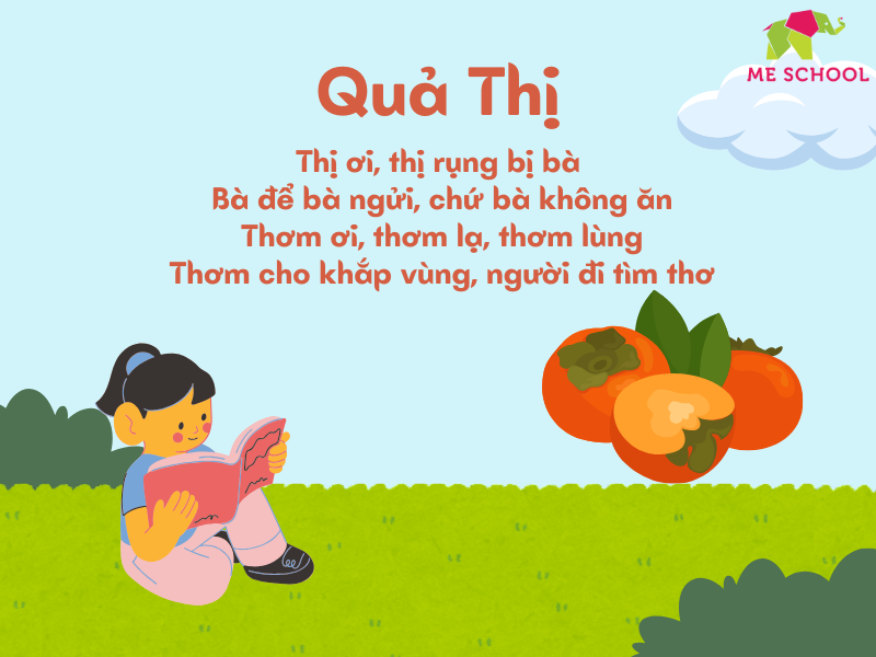 thơ hay cho bé 2 tuổi