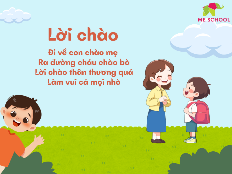 thơ cho bé 2 tuổi