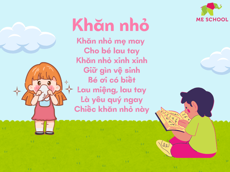 thơ hay cho bé 2 tuổi