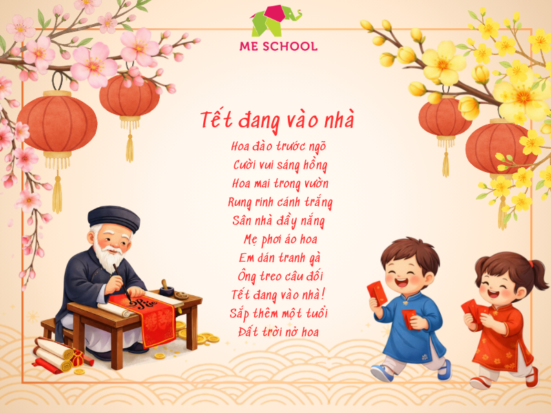 Bài thơ mùa xuân cho trẻ mầm non