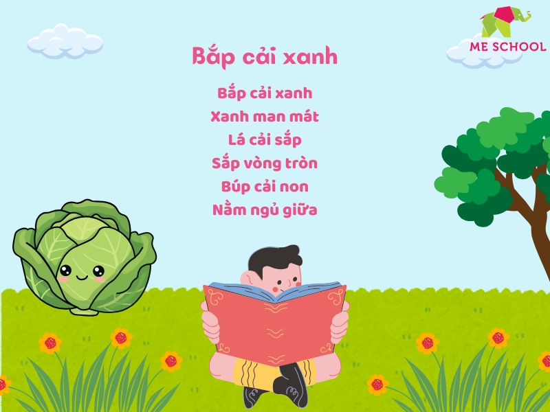 thơ cho bé 3 tuổi