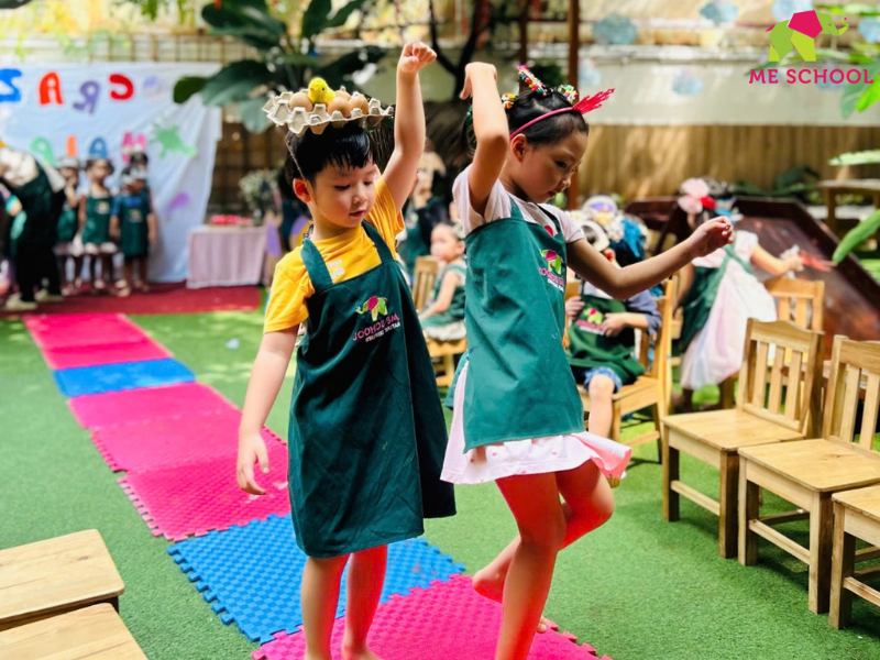 trẻ 4 tuổi học gì ở trường mầm non