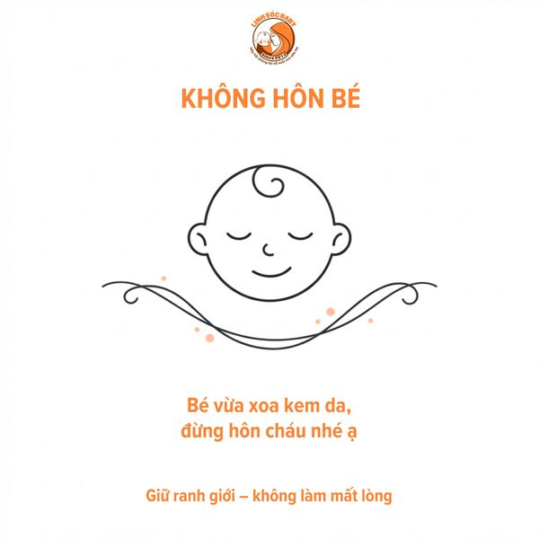 Hạn chế hôn bé