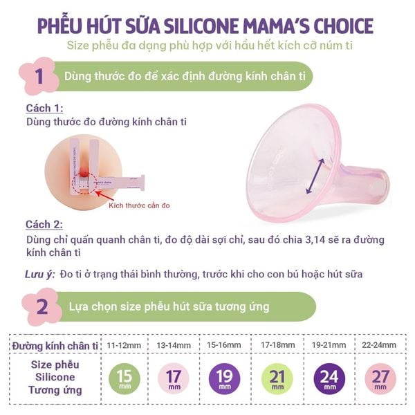 Hướng dẫn cách đo size phễu chuẩn
