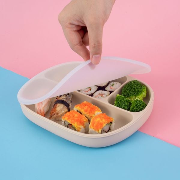 Khay ăn dặm Silicone