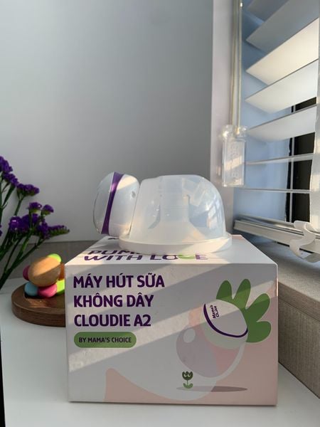Máy hút sữa không dây Cloudie A2 có phễu silicone