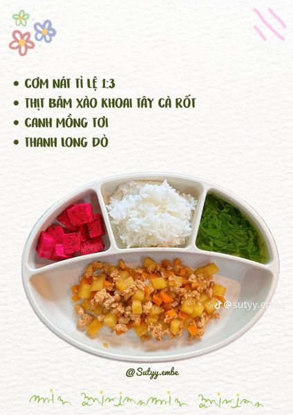 Thực Đơn Ăn Dặm BLW