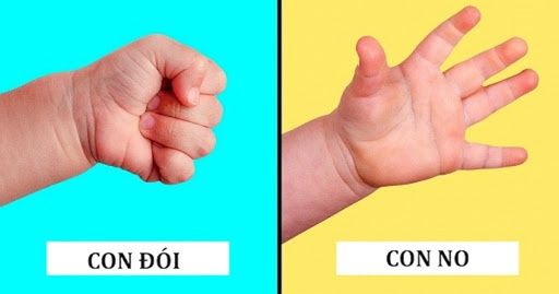 Bé bú hiệu quả, biểu hiện no và thư giãn sau bú