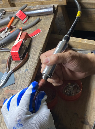 Quy trình chế tác bạc thủ công tại nhà Cáo