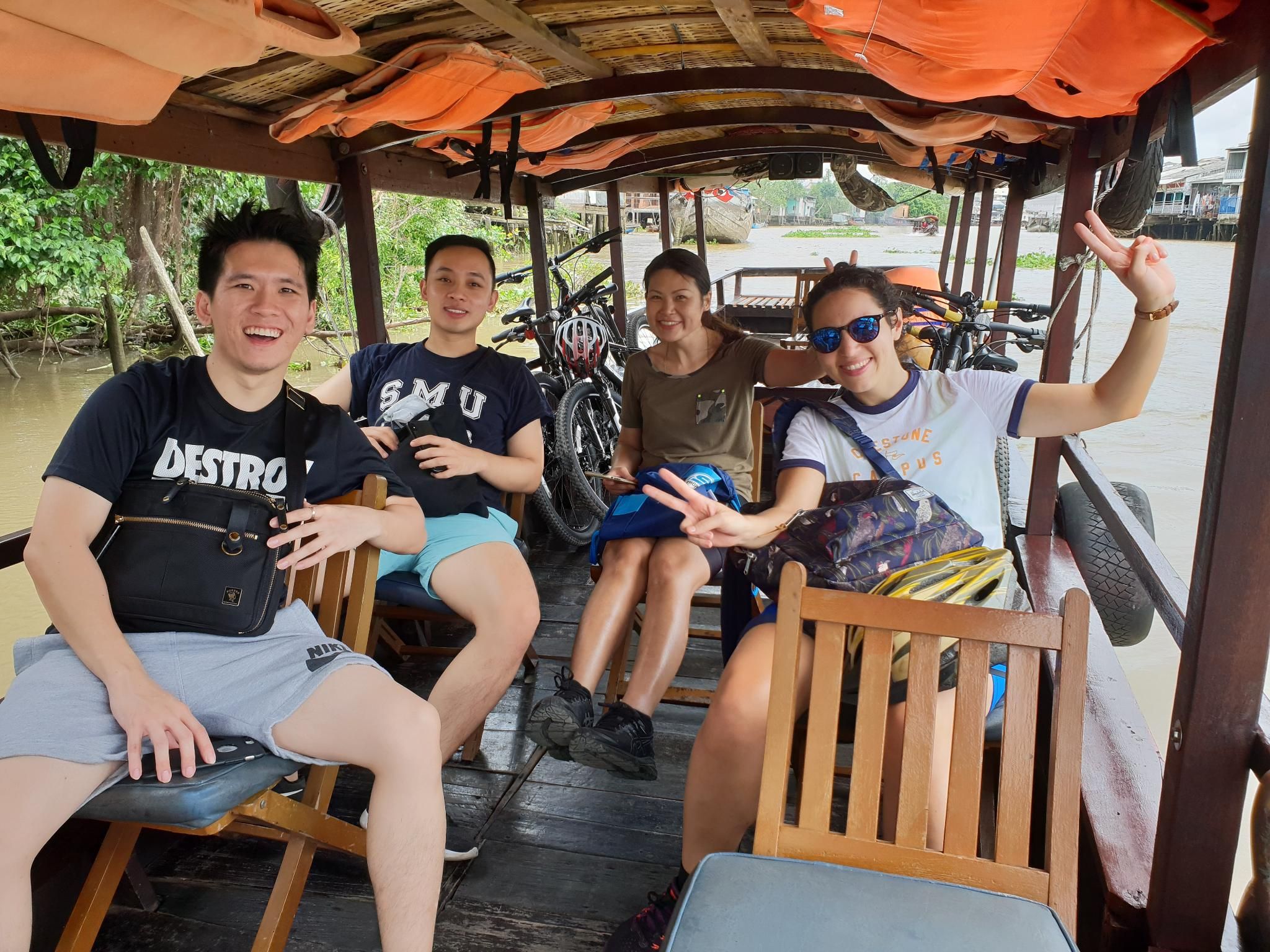 MEKONG DELTA CYCLING JOURNEY WITH FRIENDS