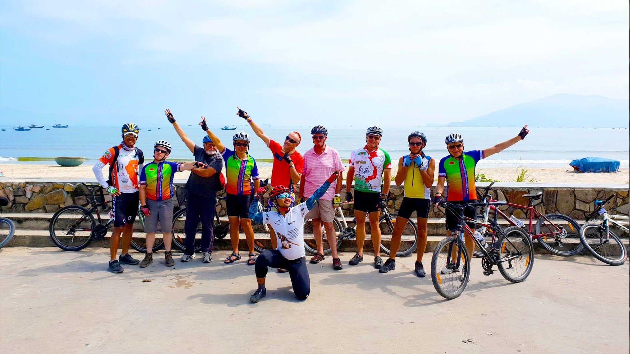 CYCLING SLOWLY FROM BANGKOK TOWARD HANOI TOGETHER