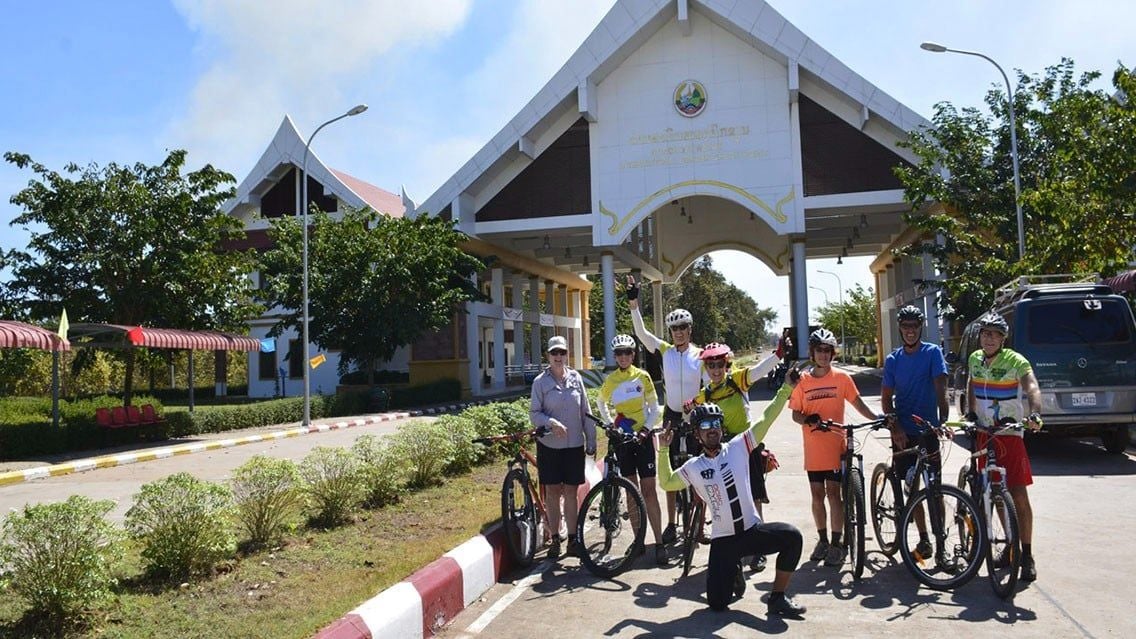CYCLING TO KHONE PHAPHENG FALLS IN SOUTHERN LAOS