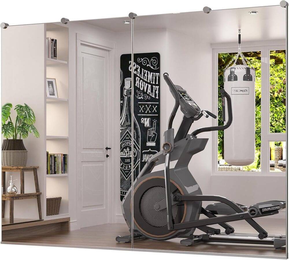 Gương tập soi sáng form tập, hỗ trợ phản chiếu ánh sáng